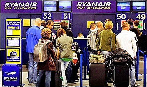 El tráfico de pasajeros de Ryanair crece un 20% en diciembre hasta los 9 millones