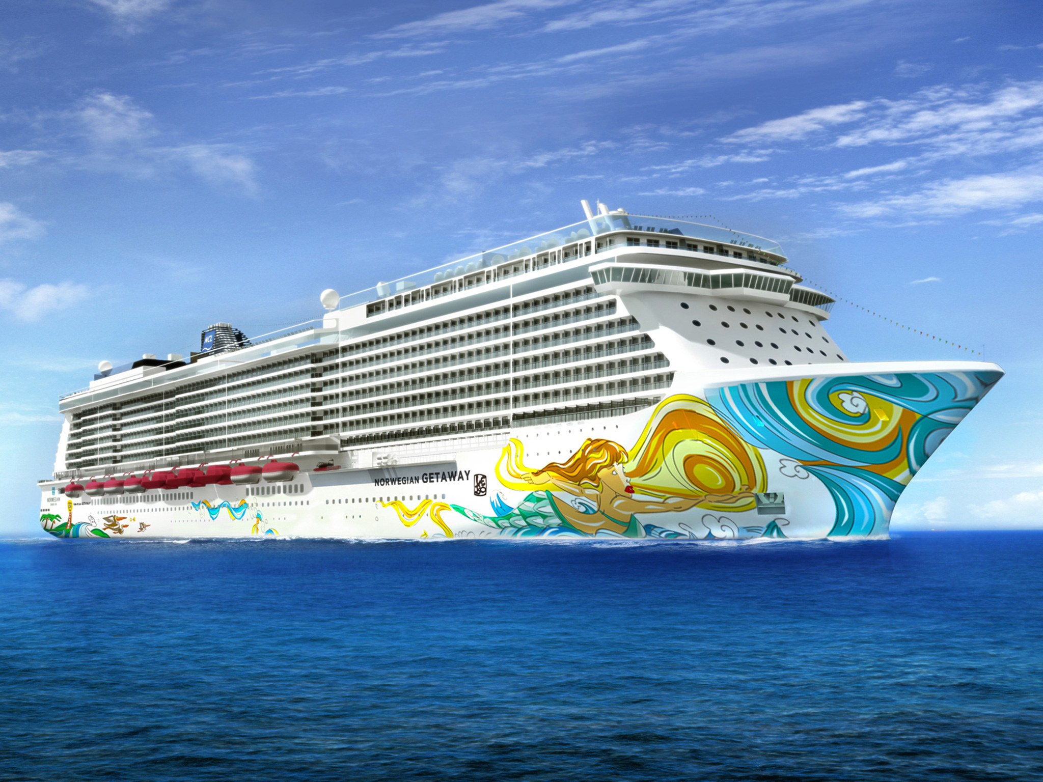 Norwegian Cruise Line muestra un adelanto de los barcos de su nuevo