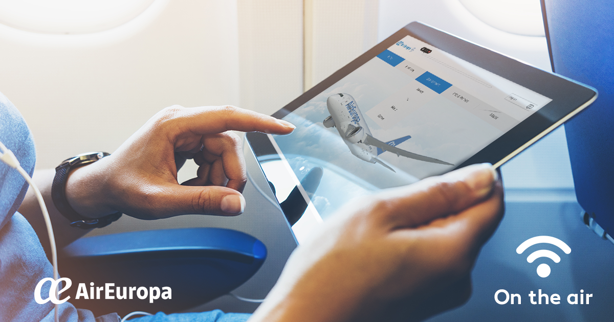 Air Europa instala el servicio Streaming en su flota de largo radio para ofrecer al pasajero un entretenimiento personalizado