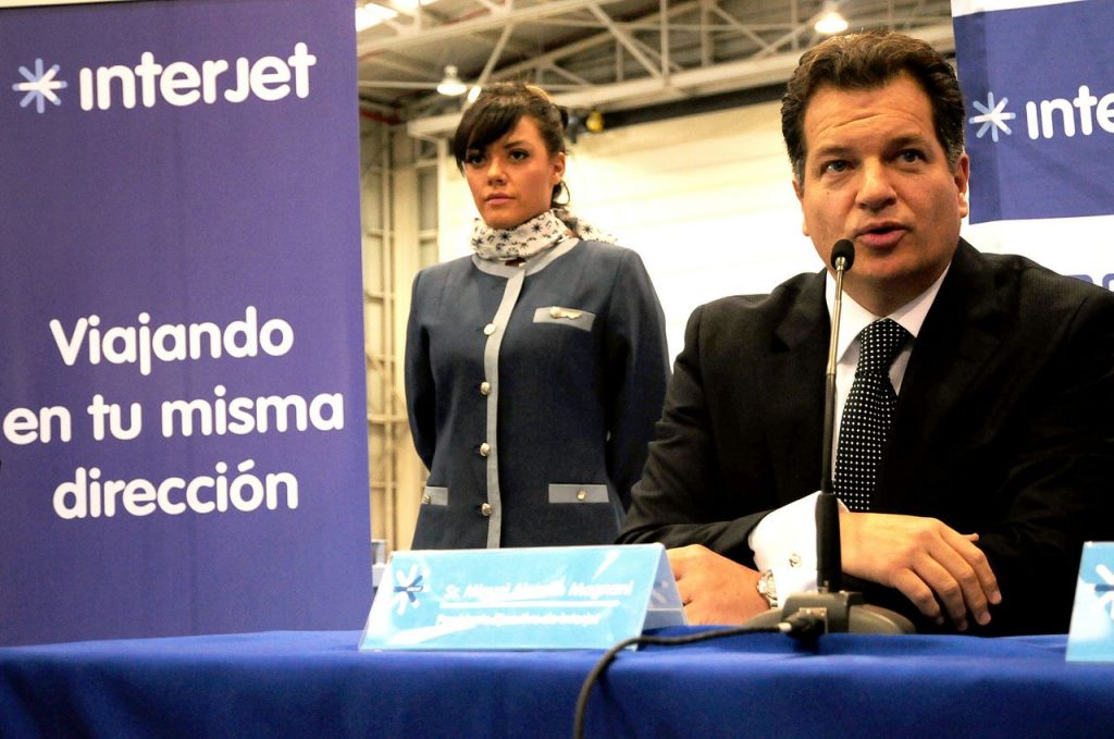 Miguel Alemán Magnani, chairman of Interjet