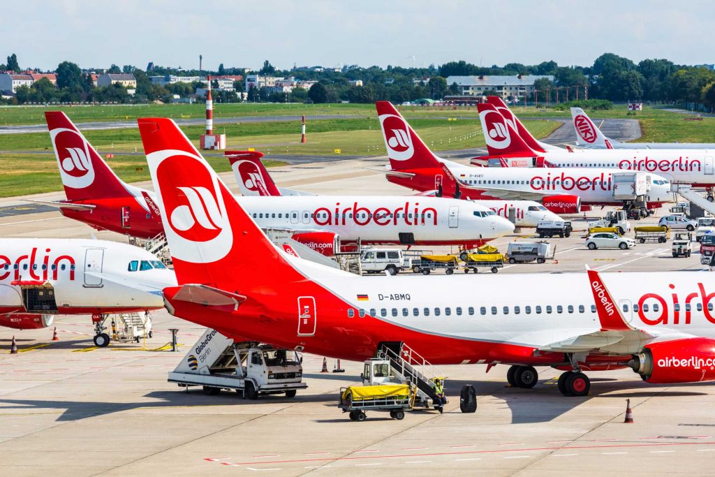 Cancelados 32 vuelos de Air Berlín en el segundo día de huelga encubierto