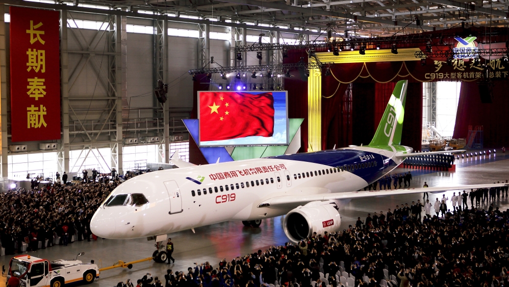 China’s C919 jet takes 3rd test flight – flight tracker