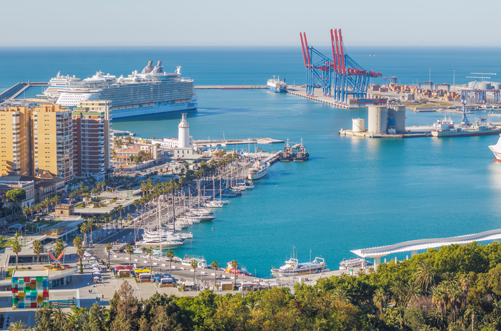 Málaga, el puerto con más incremento en tráfico de cruceros en 2017