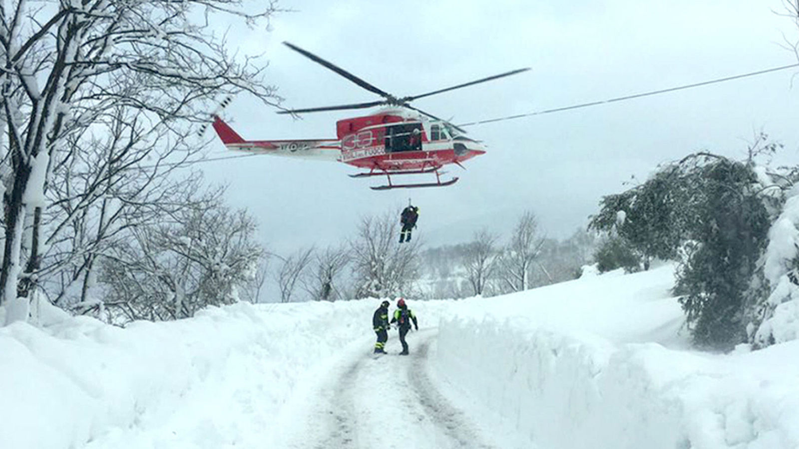 Italy evacuates dozens from Alpine hotel threatened by avalanche