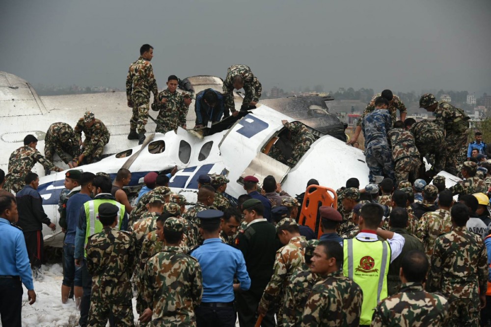 Bangladesh plane carrying 71 people crashes in Nepal