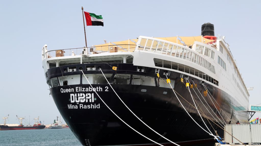 Luxury liner QE2 reopens as floating hotel in Dubai