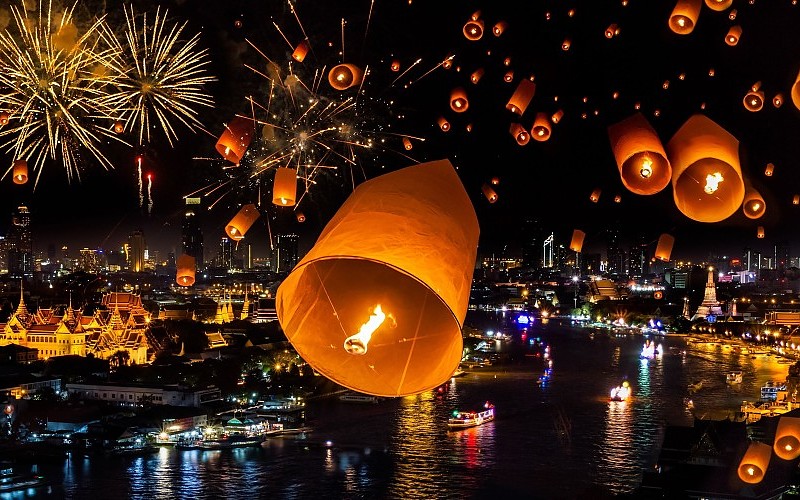 Tradición y desenfreno chocan durante el año nuevo tradicional en Tailandia