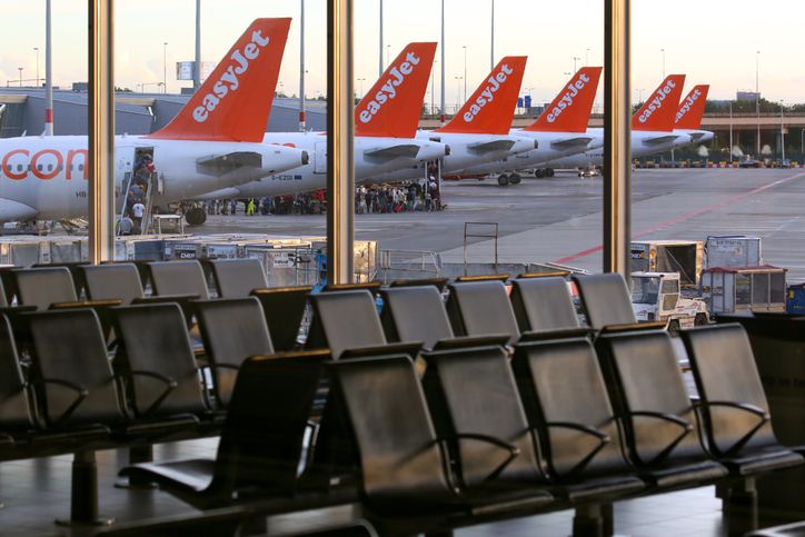 La aerolínea easyJet pierde 61 millones de euros en mitad del año
