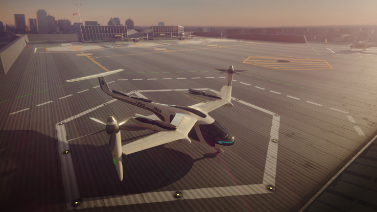 Uber shoots for the stars with its flying vehicles
