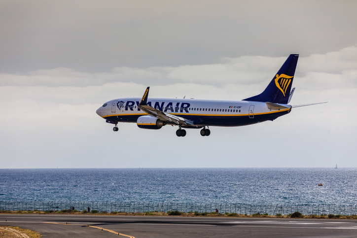 Italia multa a Ryanair con 1,8 millones de euros por cancelaciones en 2017