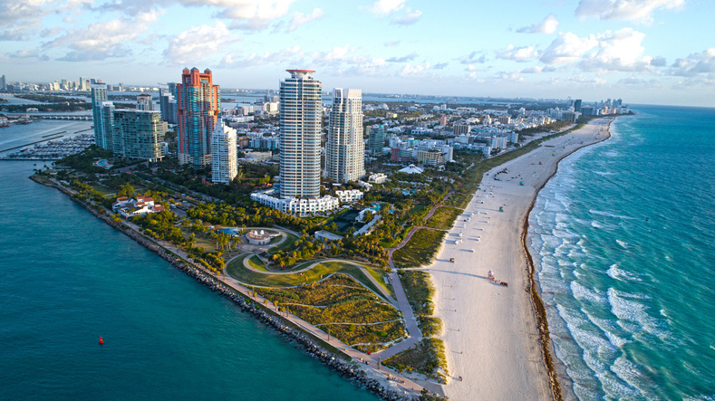 Más de la mitad de las playas de Florida, un imán para turistas, son privadas