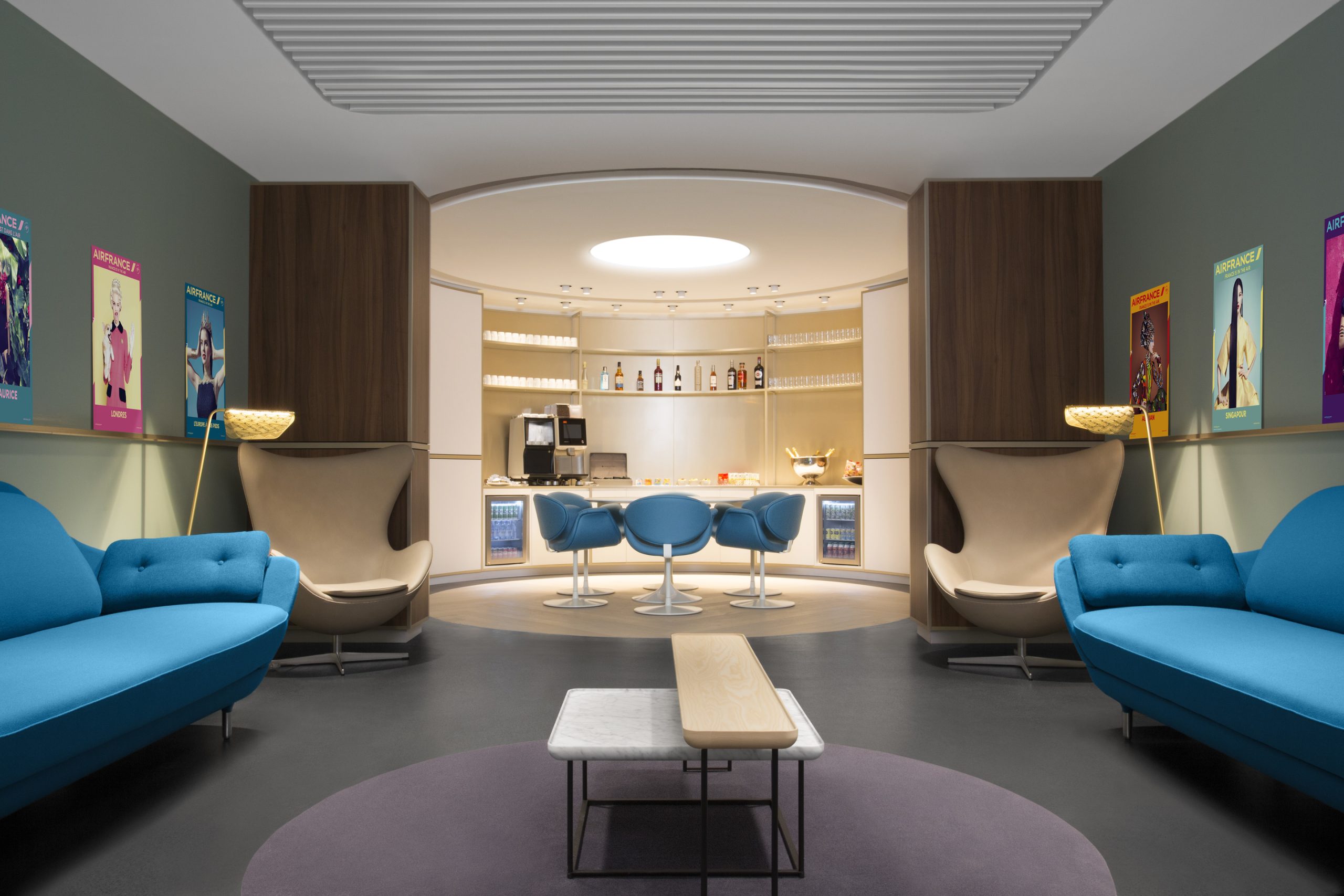 Nueva sala VIP Business de Air France en París-Charles de Gaulle