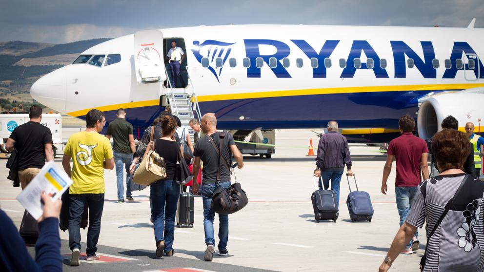 Ryanair prevé una bajada de pasajeros de un 2 % en España en 2020
