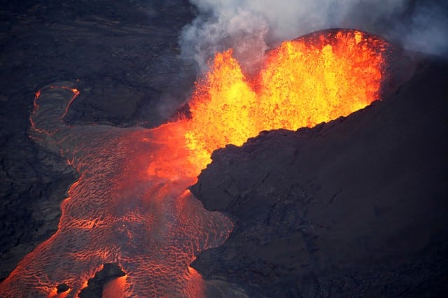 Volcanic lava ‘bomb’ injures 23 people on tour boat in Hawaii
