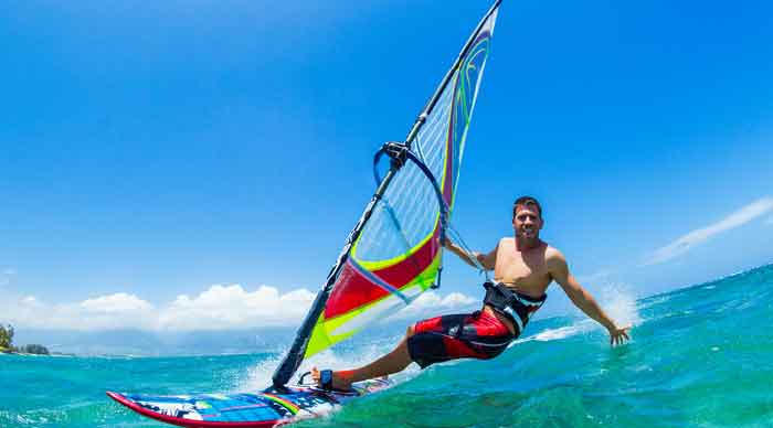 The perfect combination for adventure, the Caribbean and windsurfing.