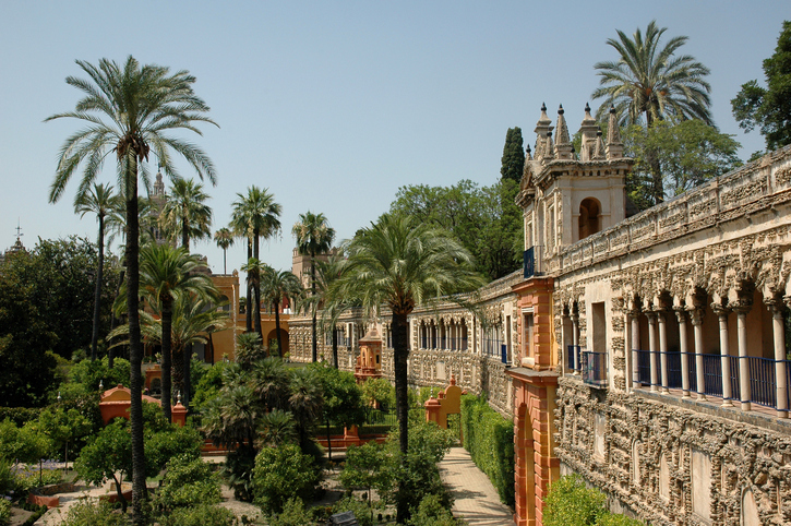 Alcazar Gardens Seville Spain