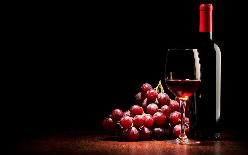 uvas y vino tinto antioxidantes