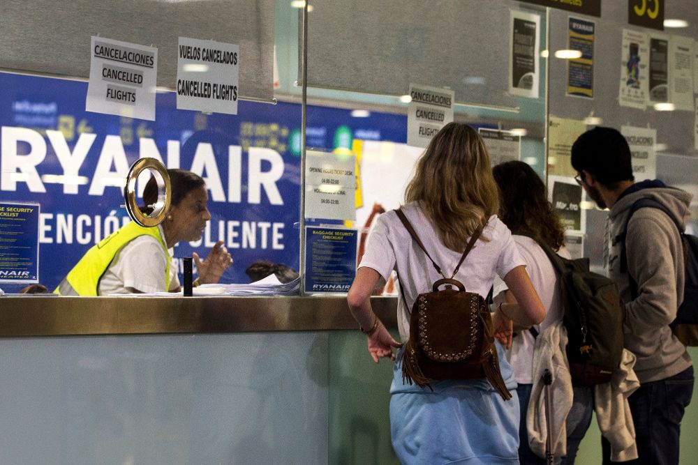 USO denuncia el incumplimiento por parte de Ryanair de los servicios mínimos