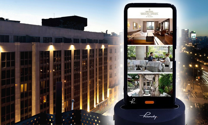 Handy’s technology arrives in Madrid with a second appearance in a five-star Spanish hotel