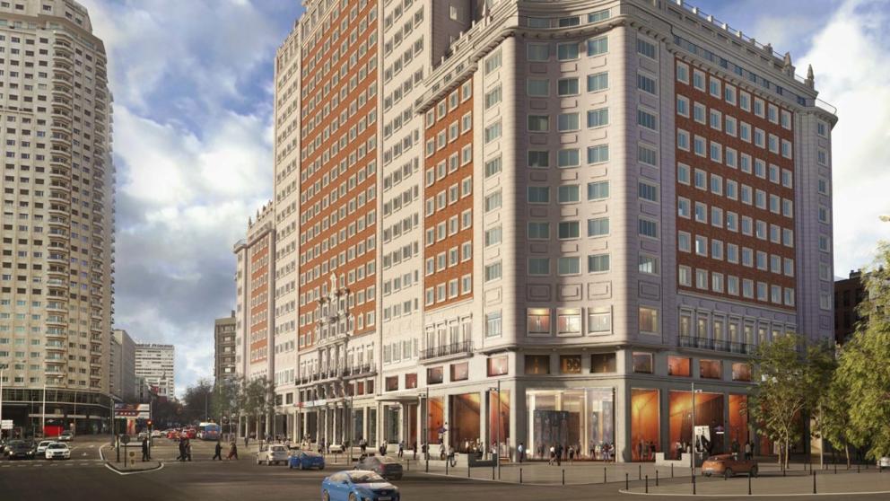 RIU prevé abrir el hotel del Edificio España en 2019 y defiende la seguridad