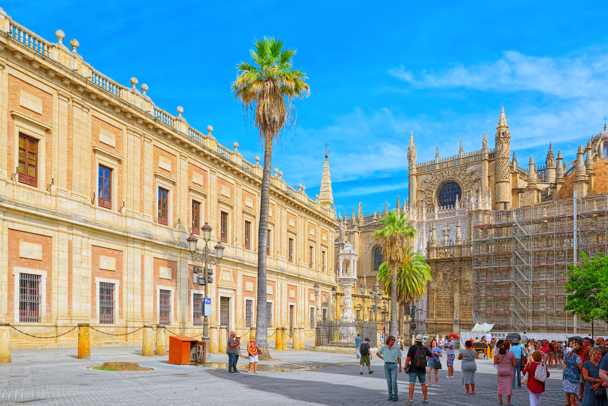 General Archive of the Indies (Archivo General de Indias), housed in the ancient merchants exchange of Seville, Spain.