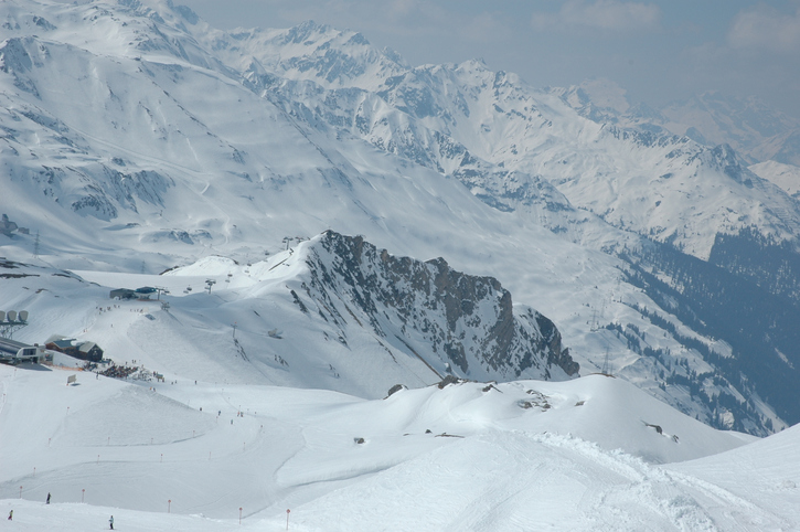 St.Anton Skiing Aerea in Winter