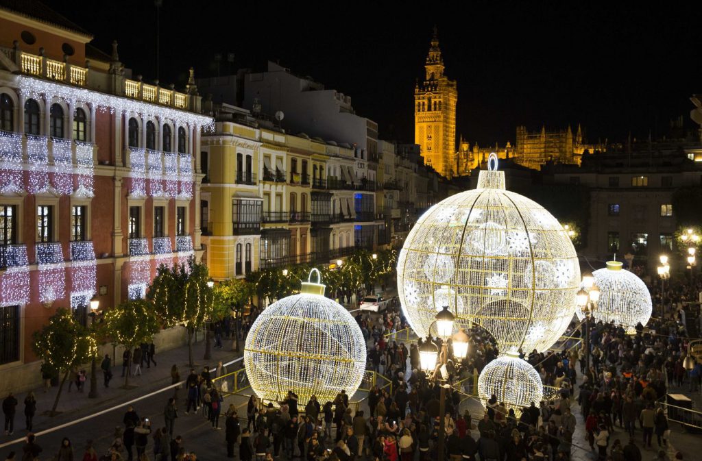 Luces de Navidad en Sevilla