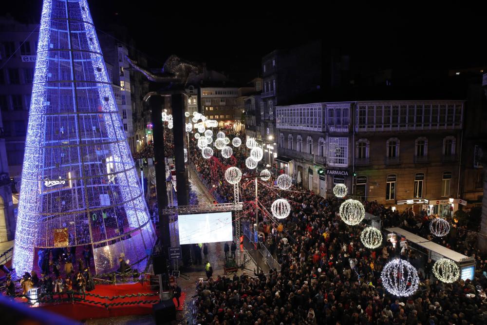 Luces de Navidad en Vigo