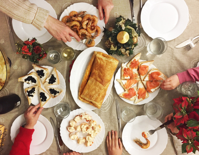 Cómo sobrevivir a la comida de Navidad