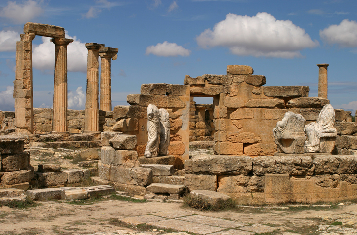 Libya’s ancient ruins blighted by theft, shunned by tourists