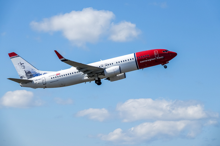Norwegian perdió 150 millones euros en 2018, un 19 % menos interanual