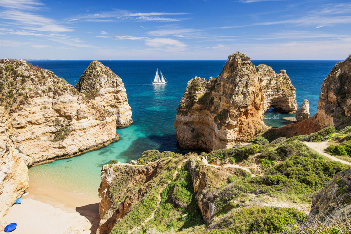 The Algarve coast: Beautiful sandy beaches and tranquility