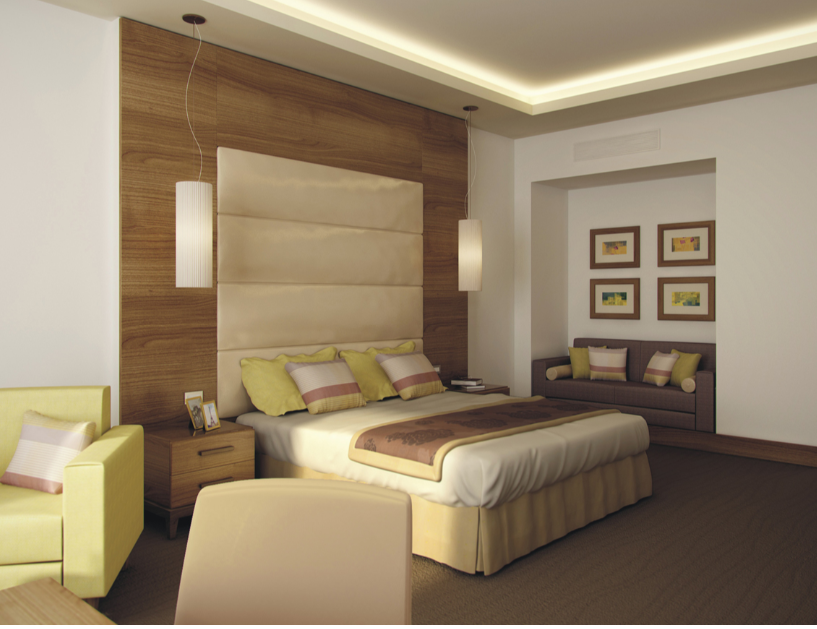El hotel cuenta con servicios exclusivos como servicio a habitación 24 horas.