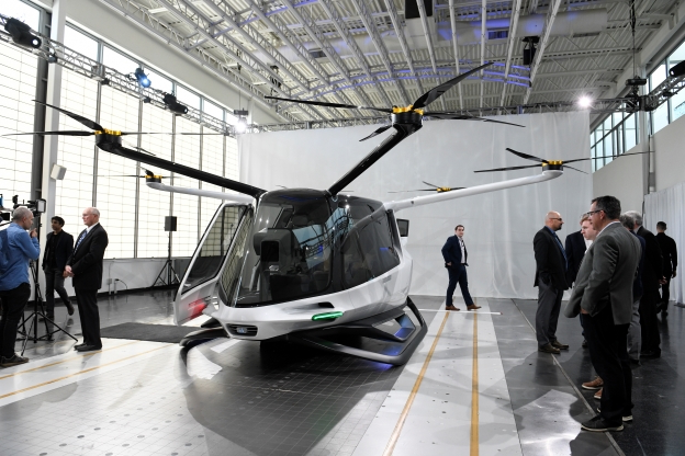 Hydrogen-powered flying vehicle touted as Southern California traffic tonic