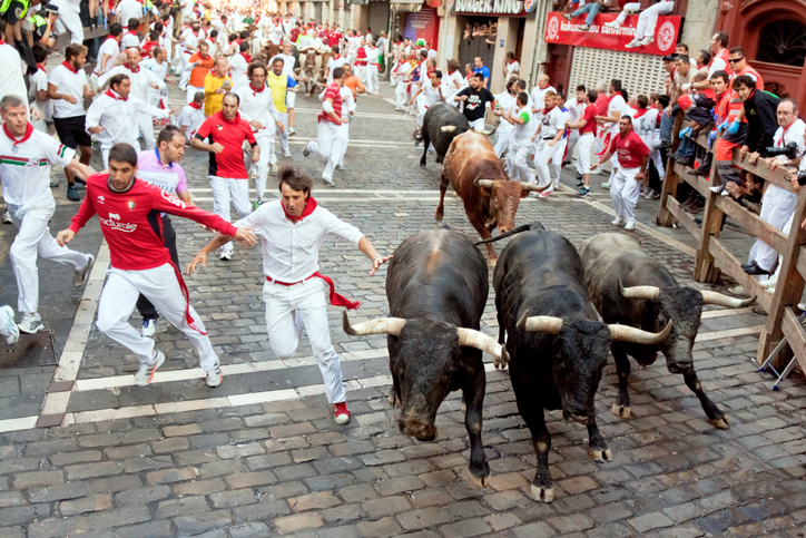 Pamplona starts annual bull-running San Fermin festival with a bang