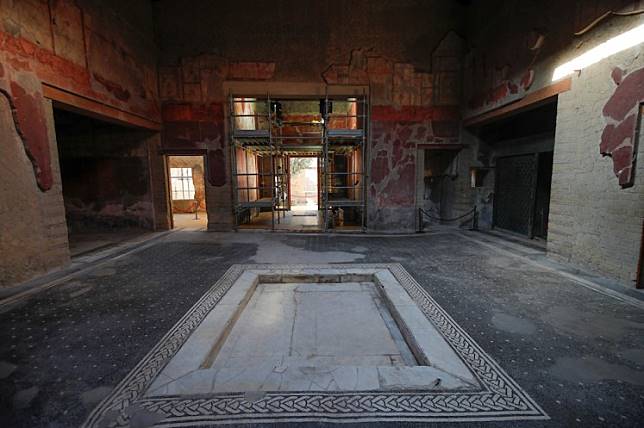 Ancient Roman home reopens in Herculaneum after 36-year wait