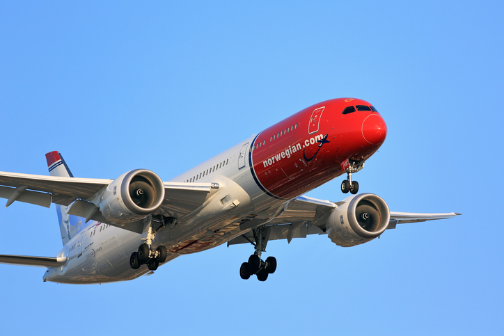 Norwegian transportó a 36,28 millones de pasajeros en 2019, un 3 % menos
