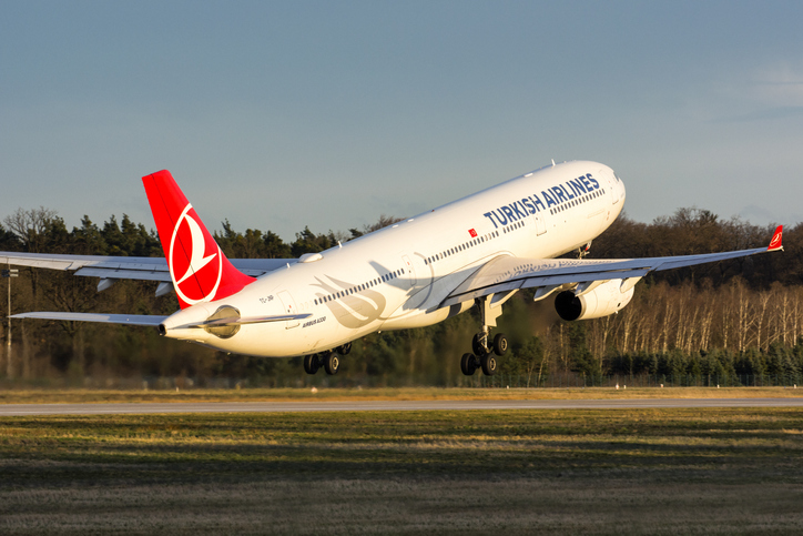 Turkish Airlines suspende sus vuelos de China hasta el 9 de febrero