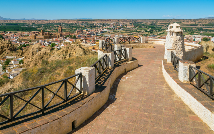 vistas panor&aacute;micas de Guadix