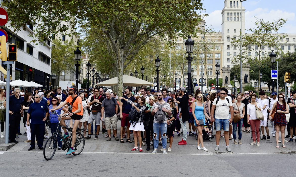 Las caídas de reservas internacionales de turismo superan el 90 % en Cataluña