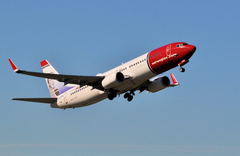 Norwegian Air transportó 2,31 millones de pasajeros en julio